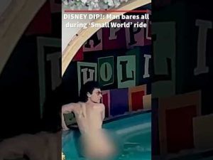 Read more about the article DIP AT DISNEY: Naked man arrested after stripping down #shorts