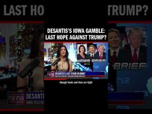 Read more about the article Governor DeSantis targets Iowa in uphill battle against Trump’s dominant 2024 primary lead and robus