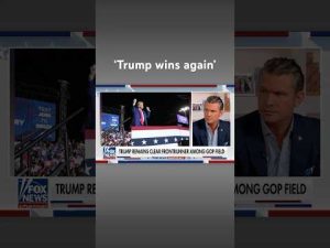 Read more about the article Trump is the ‘winner again’ of the GOP debate even though he didn’t attend: Hegseth #shorts