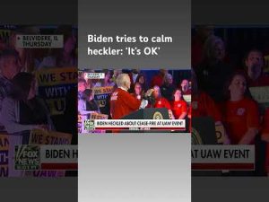 Read more about the article Biden CONFRONTED by heckler over Middle East conflict #shorts