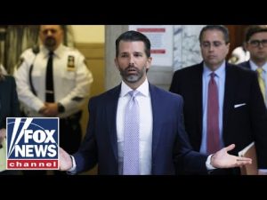 Read more about the article Donald Trump Jr speaks outside court on civil trial: ‘Destructive’ and ‘insane’