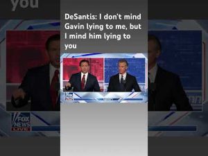Read more about the article DeSantis CONFRONTS Newsom: ‘Slick, slippery politician!’ #shorts